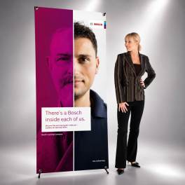 X-Banner Display Classic 80 mit Druck | 80 x 180cm | X-CITE® Werbesysteme