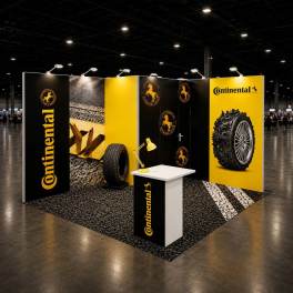 Modularer Messestand Panoramic H-Line 3x3m - H10