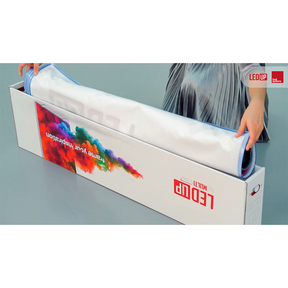 Textilgrafik SubliGM backlit inkl. Druck (Sublimation) für BIG LEDUP 880x2300