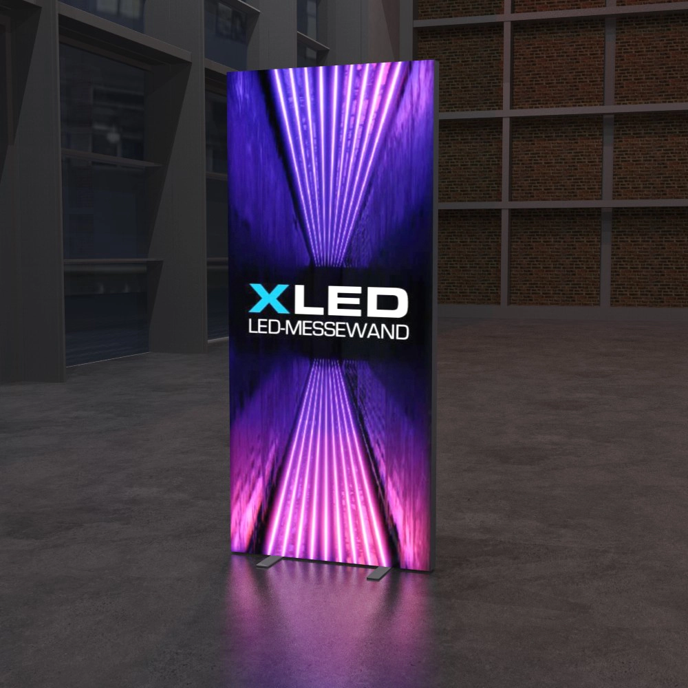 LED Rollup Messewand X-LED 850x2000 mit Druck | 85 x 200cm | X-CITE® Werbesysteme ArtikelNr.: 1600601 LED Rollup Messewand X-LED 850x2000 mit Druck | 85 x 200cm | X-CITE® Werbesysteme ArtikelNr.: 1600601