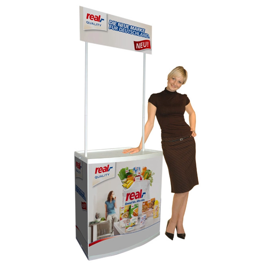 Messetheke / Werbetheke Economy mit Druck | 85 x 90cm | X-CITE® Werbesysteme ArtikelNr.: 1500101 Messetheke / Werbetheke Economy mit Druck | 85 x 90cm | X-CITE® Werbesysteme ArtikelNr.: 1500101